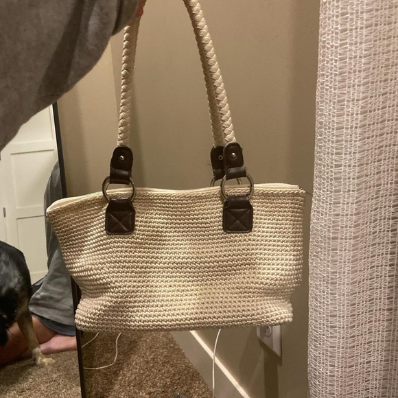 thrifted crochet shoulder bag - Picture 2 of 3